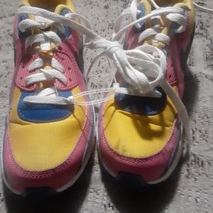 Nike Air Max 90 Multi-Color Sneakers (CD6864-700) Shoe Size 5Y (Women’s 6.5)0